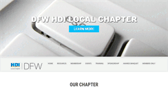 Desktop Screenshot of dfwhdi.org